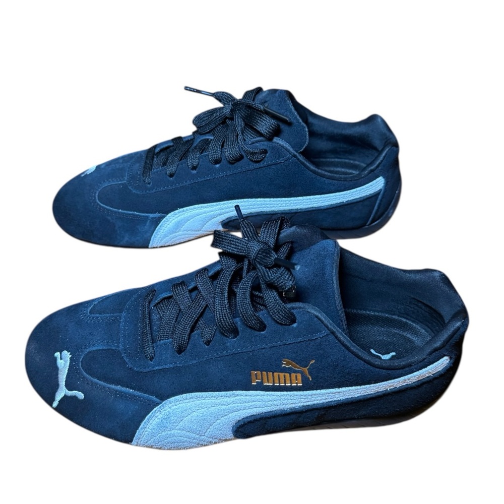 Puma Blue and Light Blue Women's Sneakers